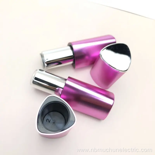Label Purple Lipstick Tubes with the Logo